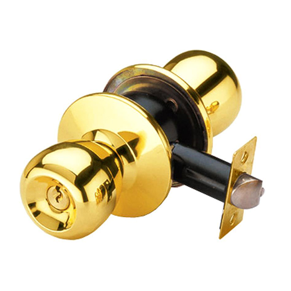 BDL1069 Golden color Round Knob Dummy Door Lock 