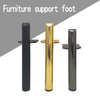 TL1006 Round Long Height Adjustable Iron Metal Table Leg Extensions Gold
