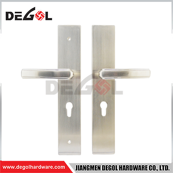Professional stainless steel with plate door handle