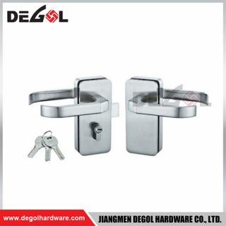 GL1042 glass door lock steel commercial tempered sliding house hotel commercial 
