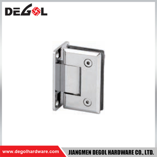 YC105 Glass Door Hingers Satin Chrome Black