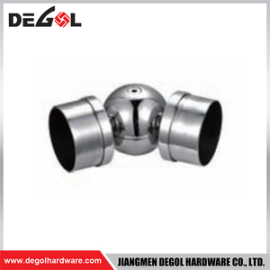 YA83 Handrail connecting fittings Satin Chrome Black