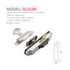 SL1036 Modern luxury Aluminium narrow 85 mmPassword Aluminum Sliding Door Lock Modern designed stainless steel sliding door lock with zinc material body 