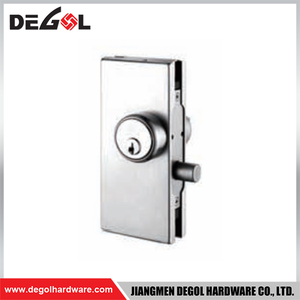 YE214 Glass Door Fitting Satin Chrome Black