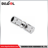 YC411 Glass Door Hingers Satin Chrome Black