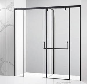SR26 8mm 10mm 12mm glass SS304 Clear Simple Shower Room Fittings Bathroom Door Aeecssories