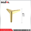 FL1134 Metal Furniture Legs Heavy Duty Wrought Iron Right Angle Sofa Leg