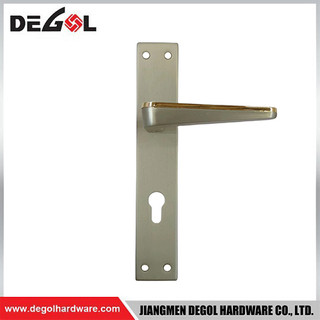 LP1010 High Quality Zinc Aluminum Square Door Lock Set Panel Handle Door Lock with Keys