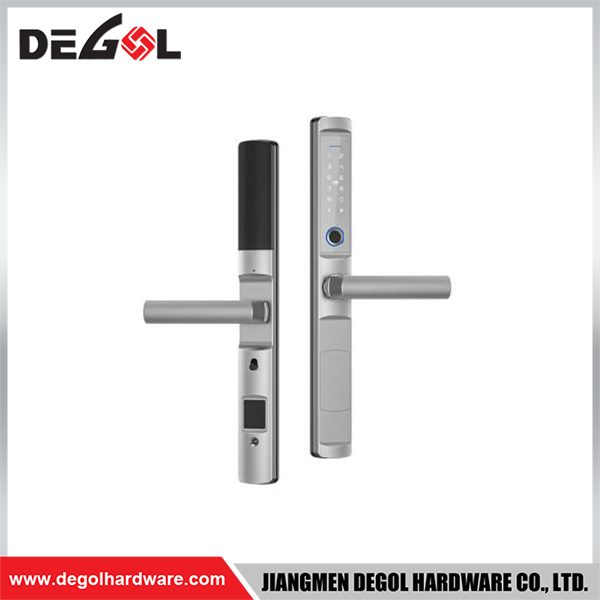 SML44 Zinc Alloy Door Handle Smart Lock Matt Black/ Satin Silver