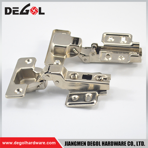 CH104H 3D half 2 hole with Hydraulic Automatic Closing Cabinet Hinge Soft Close Frame Hinge Adjustable Hinge for Door