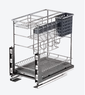CPB13 Kitchen Cabinet Pull-out Baskets Are Used for Kitchen Storage