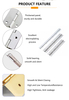 Heavy Duty Stainless Steel Piano Hinge With Holes For Cabinet Furniture Installation