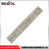 Drilled Stainless Steel Piano Hinge Stable Structure For Industrial Equipment Doors