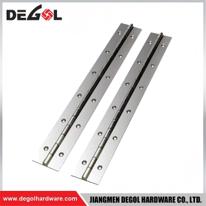 Continuous Friction Torque Piano Hinge Stable Closing For Precision Equipment Cabinet