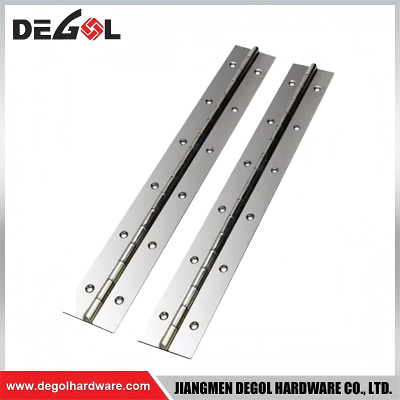 Continuous Friction Torque Piano Hinge Stable Closing For Precision Equipment Cabinet