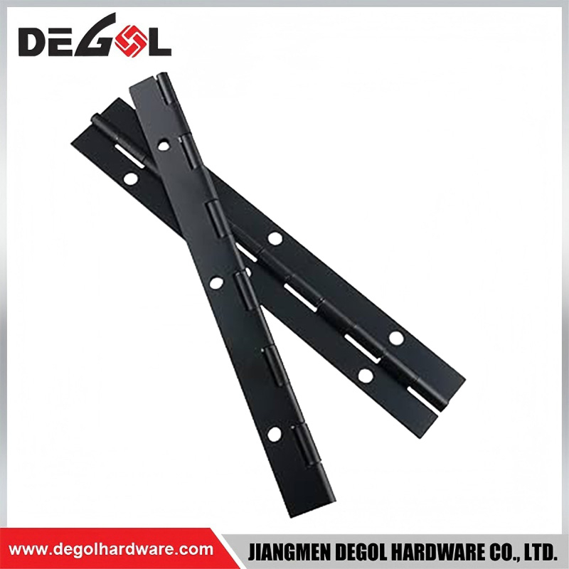 Slotted Stainless Steel Piano Hinge Easy Adjustment For Engineering Partition Doors