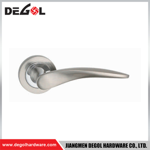 Elegant Zinc-Aluminum Door Grip, Polished Finish, Perfect for Modern Doors