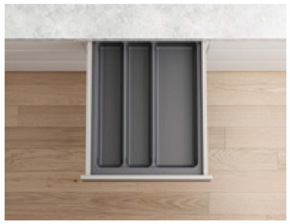 CT-450G Classical Tray with fixed slots to fit to the drawer width 