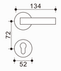 Superior Zinc-Aluminum Door Handle, Premium Finish, Elevate Your Home Look