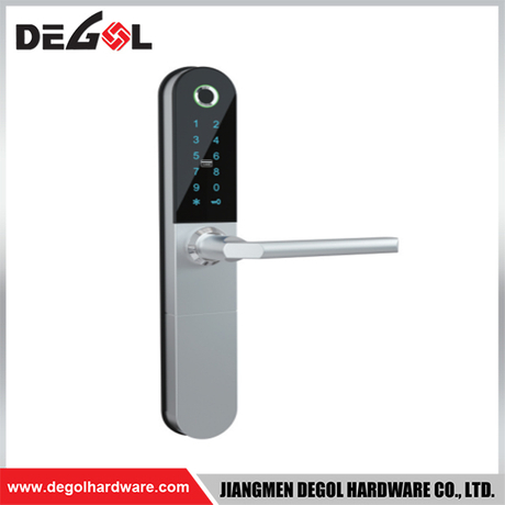 SML51 Zinc Alloy Door Handle Smart Lock Matt Black/ Satin Silver