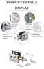 Stainless Steel Deadbolt Lock for Residential and Commercial Doors