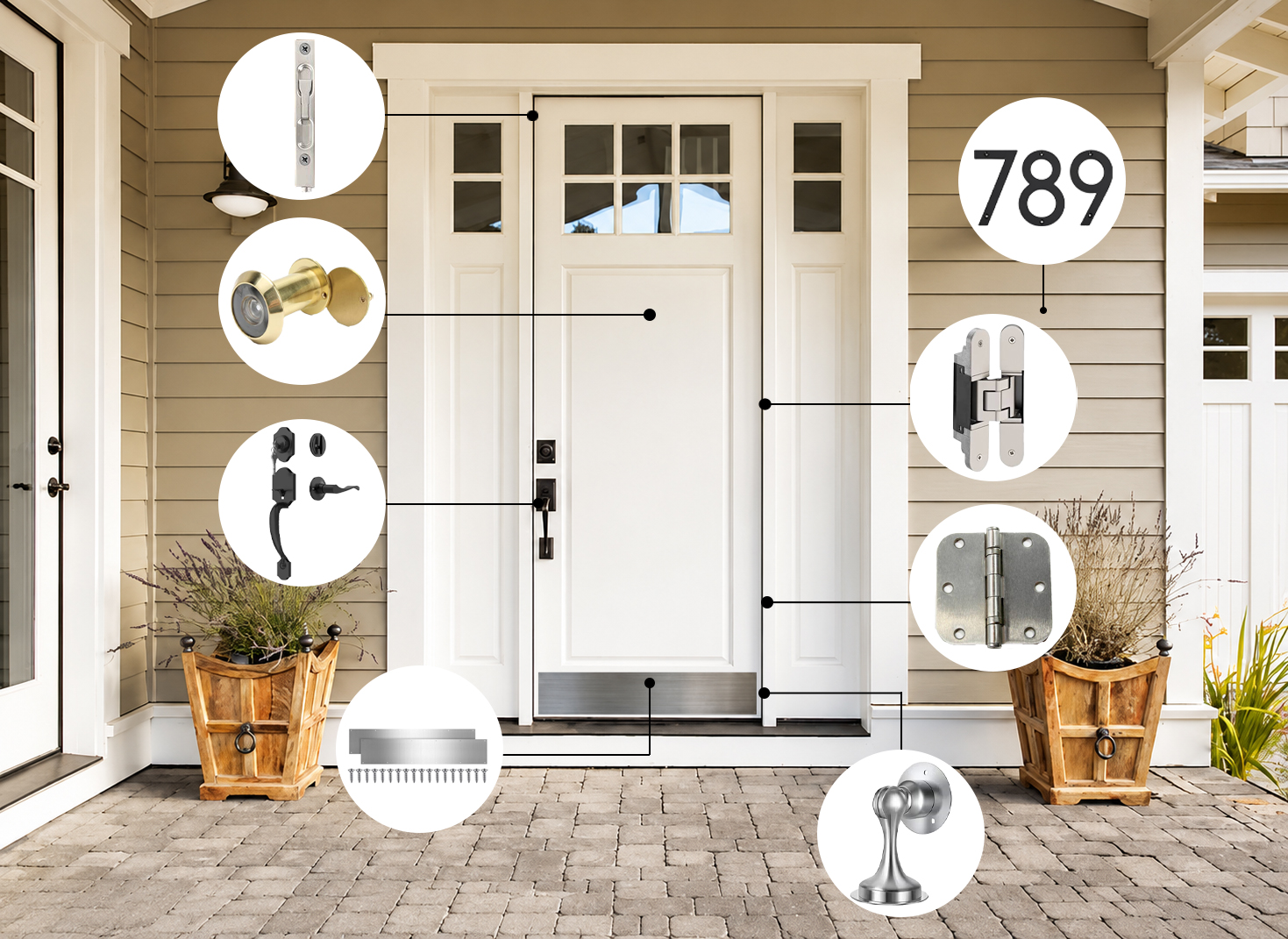 Home Front Door Hardware Solution