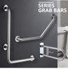 Foldable U Shape Grab Bar Toilet Safety Handrail for Elderly Handicap