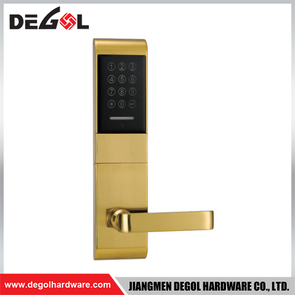 SML81 Zinc Alloy Door Handle Smart Lock Matt Black/ Satin Silver