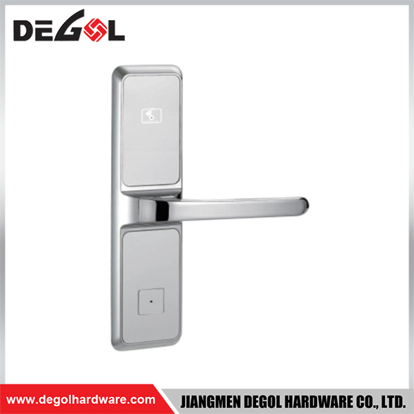 SML107 Zinc Alloy Door Handle Smart Lock Matt Black/ Satin Silver