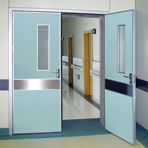 Heavy‑Duty Stainless Steel Stretcher Plate Impact‑Proof Door Protection Plate For Hospital Corridors