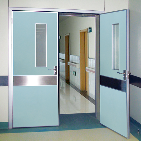 Heavy‑Duty Stainless Steel Stretcher Plate Impact‑Proof Door Protection Plate For Hospital Corridors