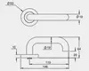 LH1002-CE Tubular Lever Handle Stainless Steel U-Shape on Round Rose for Commercial & Residential Doors