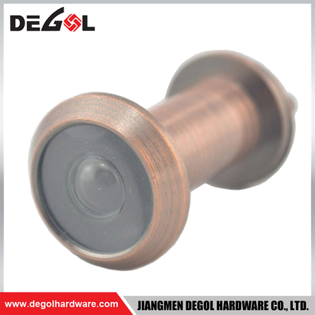 DV1009 200 Degrees Antique Copper Peephole Door Viewer with Cover