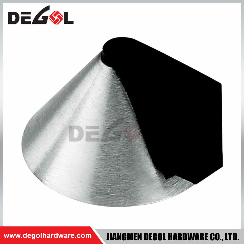 Door Hardware High Quality Solid Stainless Steel Magnetic Wall Mounted Door Stopper.