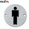 China Factory Direct Production of Stainless Steel Bathroom Door Plate