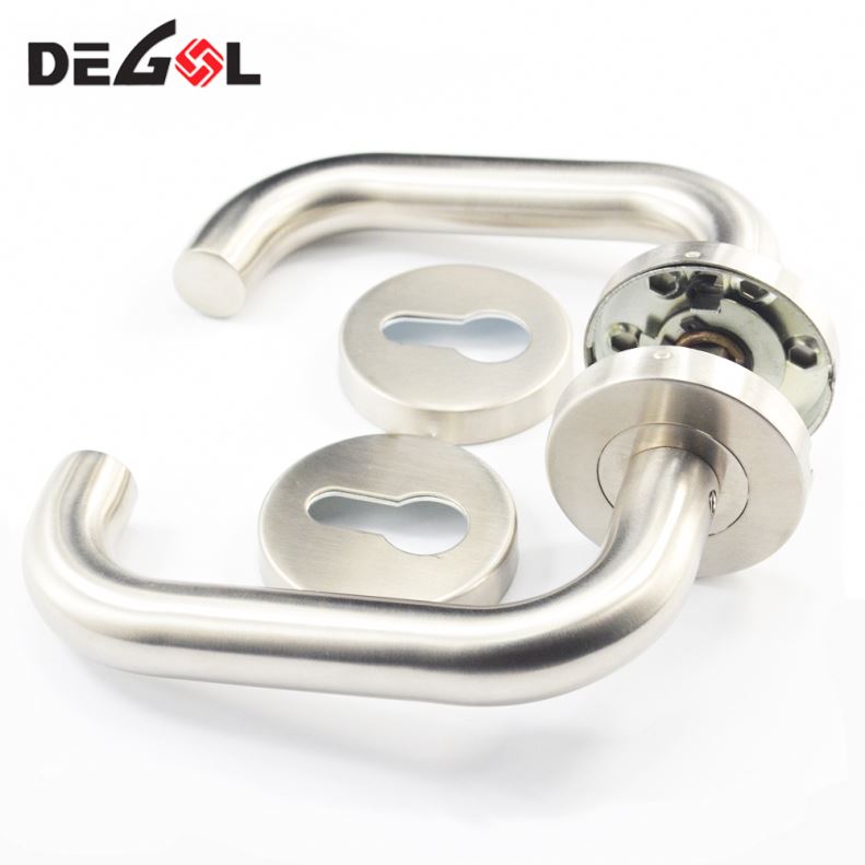 Top quality Wholesale stainless steel U shape tube handle residential bathroom shower door lever