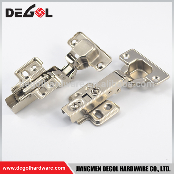 Top quality iron fix on hydraulic full overlay furniture european corner cabinet hinges