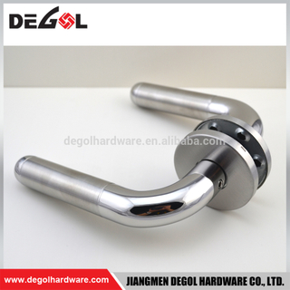 Jiangmen factory stainless steel new main tube types of double side level door handle