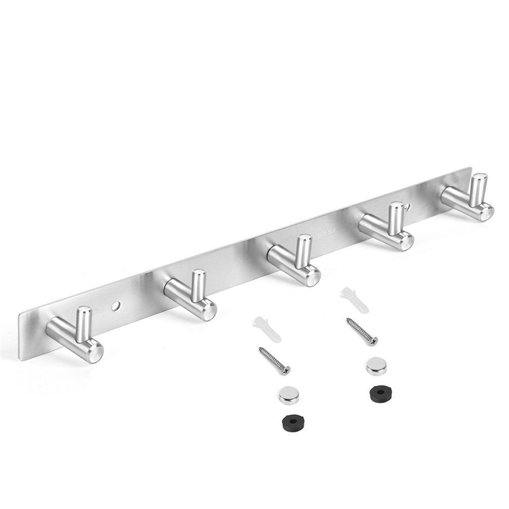 stainless steel door mounted coat hook