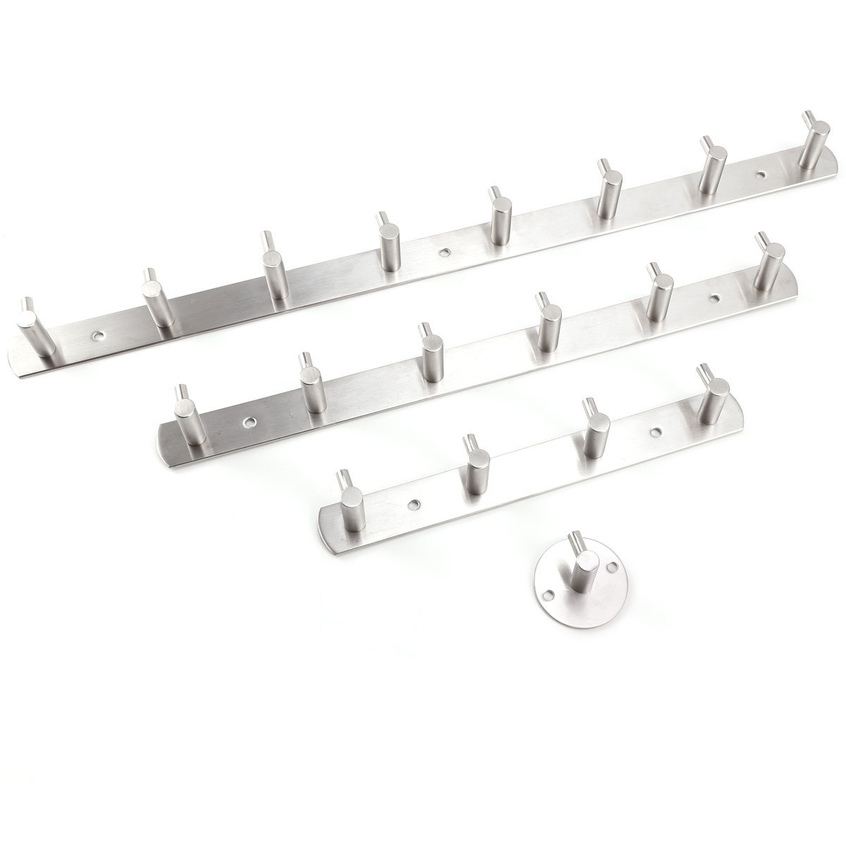 stainless steel door mounted coat hook