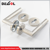 Euro style stainless steel double sided lever door handle