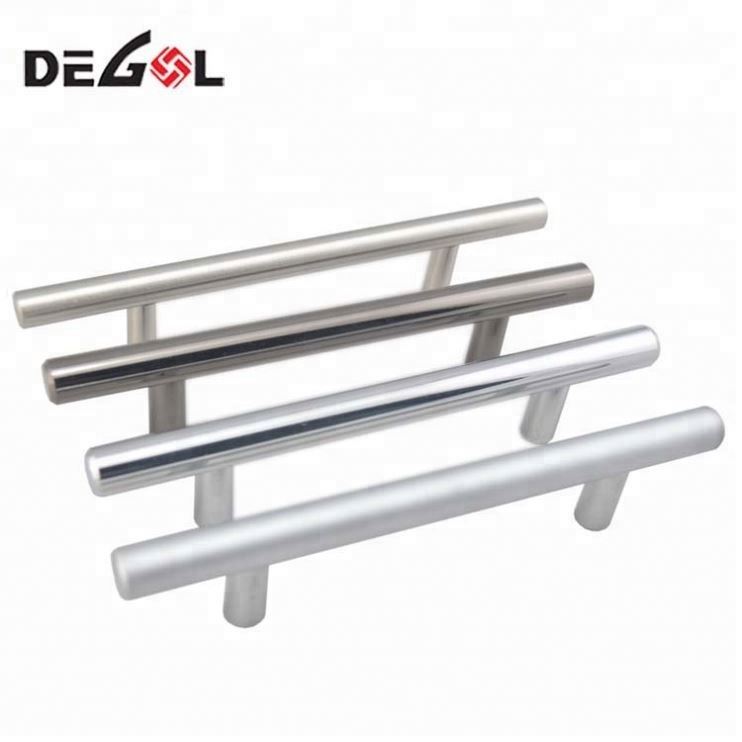 China wholesale fancy design T bar solid furniture cabinet iron drawer handles.