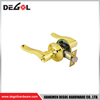 Classical double lever door handle lock solid zinc alloy brushed nickel italy hotel door handle locks