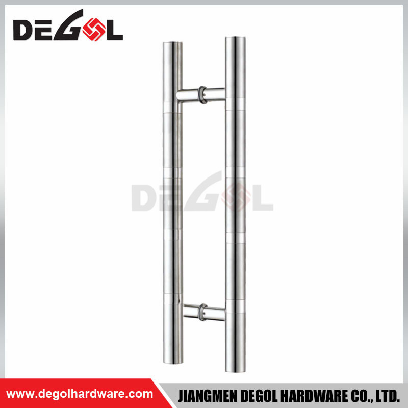 304 stainless steel wrought iron modern door pull handle for glass door.