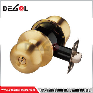 New design style Double sided cylindrical round door knob lock