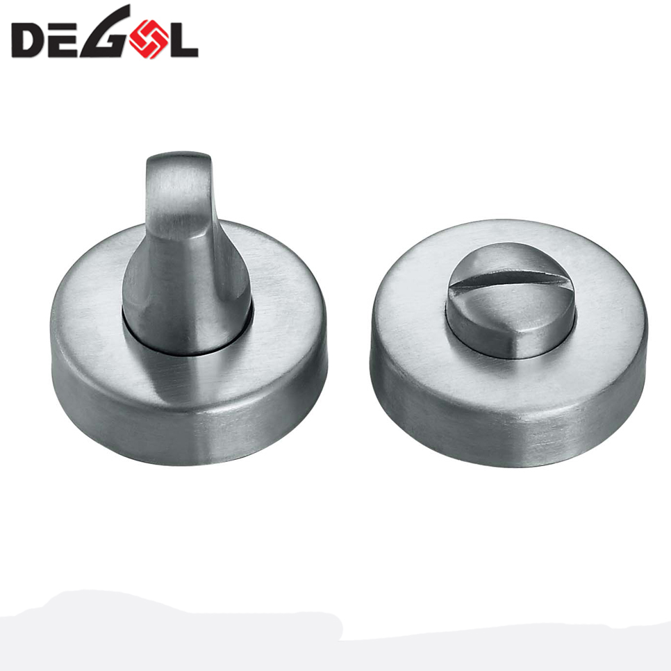 TT1008 Stainless steel tubular knob toilet door indicator lock