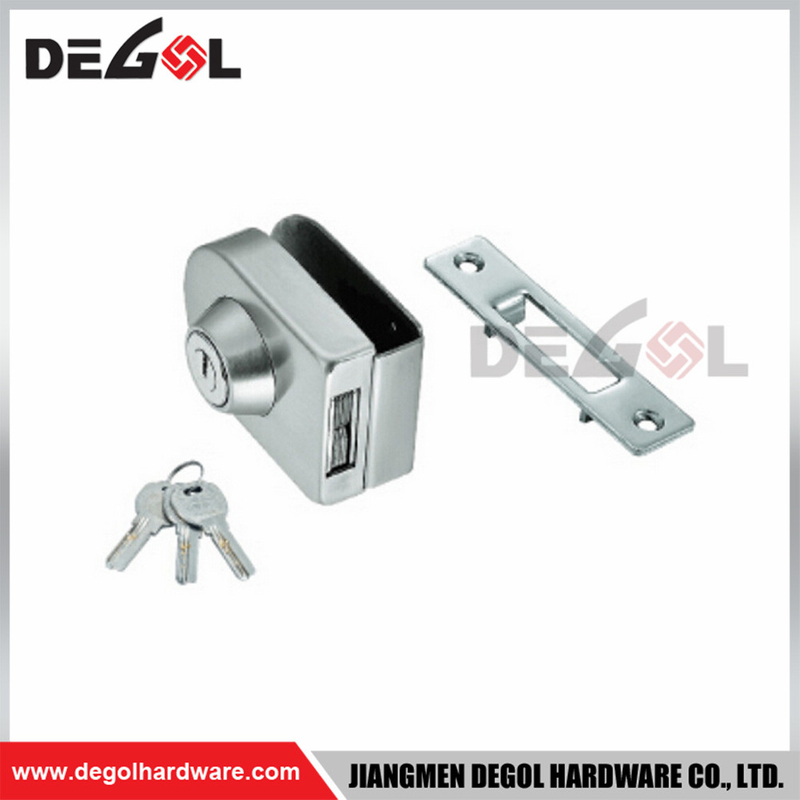 GL1040 glass door lock stainless steel commercial tempered sliding house hotel