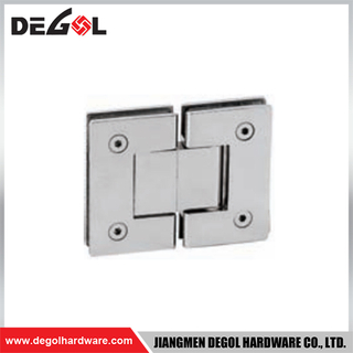 YC102 Glass Door Hingers Satin Chrome Black