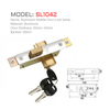 SL1042 Modern luxury Aluminium narrow 85 mmPassword Aluminum Sliding Door Lock Modern designed stainless steel