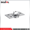YE218 Glass Door Fitting Satin Chrome Black